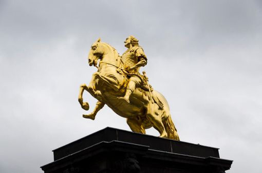 Der Goldene Reiter in Dresden