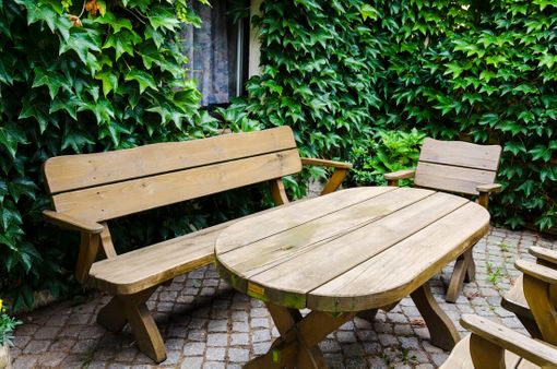 Sitzecke im Freien